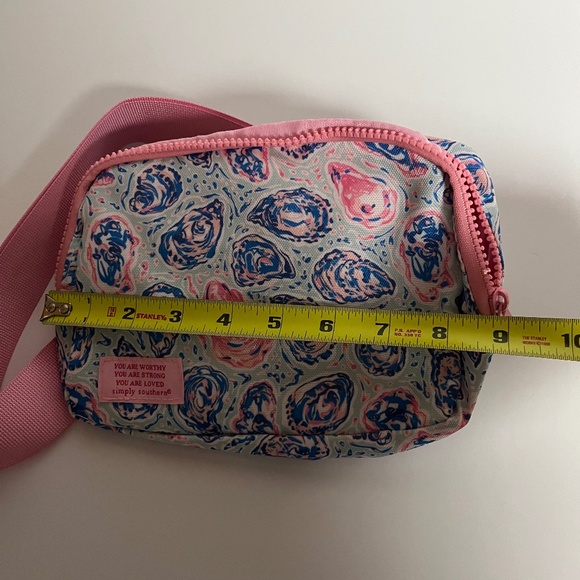 Simply Southern Collection Oyster Sea Shells Belt Bag Fanny Pack Beach Ocean New - Picture 6 of 7